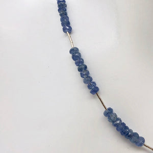 41cts Genuine Untreated Blue Sapphire & Sterling Silver Necklace 203285 - PremiumBead Alternate Image 5