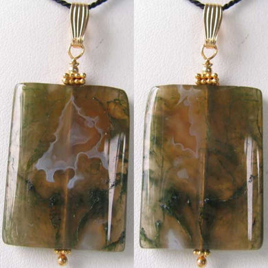 Made in The USA! Mossy Limbcast & 14Kgf Pendant 506652U - PremiumBead Primary Image 1