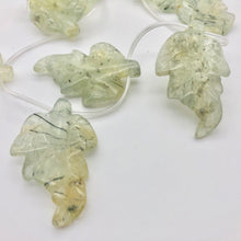 Load image into Gallery viewer, Carved Green Prehnite Leaf Briolette Bead Strand 109886C - PremiumBead Alternate Image 3
