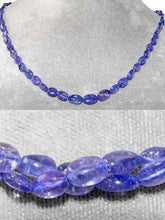 Load image into Gallery viewer, Rare Tanzanite Oval Bead 16.5 inch Strand 48.9cts 108289B - PremiumBead Primary Image 1
