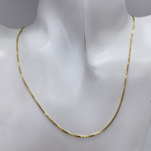Load image into Gallery viewer, Box Chain Necklace Vermeil over Sterling Silver | 18&quot; Long | Gold | 1 Necklace |
