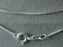 Load image into Gallery viewer, Italian 30&quot; Sterling Silver Fine Box Chain 1mm 109732/30 - PremiumBead Primary Image 1
