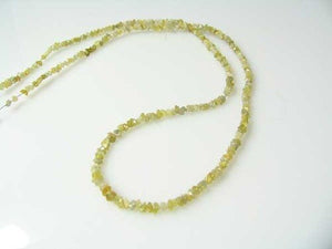 17.1cts Natural Untreated 13 inch Canary Druzy Diamond Beads 110620 - PremiumBead Alternate Image 3
