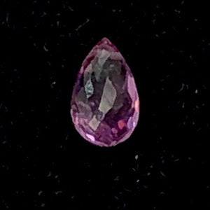 AAA Natural Brilliant Pink Sapphire Briolette Bead | 6.5x4mm | .72ct | Pink|