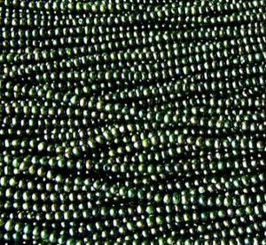 Fab 3x2mm Forest Green Freshwater Pearl Strand 108839 - PremiumBead Alternate Image 2
