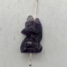 Load image into Gallery viewer, Hand Carved Amethyst Wolf/Coyote Figurine | 21x11x8mm | Purple - PremiumBead Alternate Image 7
