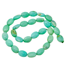 Load image into Gallery viewer, Opal, Peruvian Flat Oval | 20x15x7mm | Green | 14 Bead Half-Strand |
