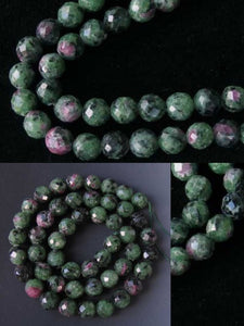 7 Ruby Zoisite 8mm Faceted Beads 10489 - PremiumBead Alternate Image 3