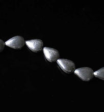 Load image into Gallery viewer, Designer Four Brushed Silver Teardrop Beads 10317 - PremiumBead Primary Image 1
