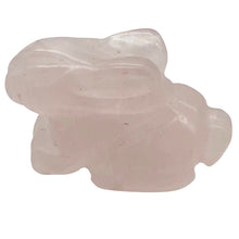 Load image into Gallery viewer, Hoppy Carved Rose Quartz Bunny Rabbit Figurine | 22x12x10m | Pink
