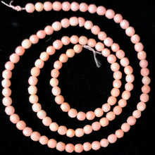Load image into Gallery viewer, Coral Faceted Strand Round | 3 mm | Salmon | 112 Beads |
