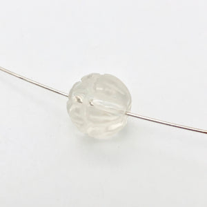 Rare! 3 Hand Carved Quartz Lotus 12mm Beads - PremiumBead Alternate Image 4