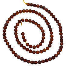 Load image into Gallery viewer, Amber Round Bead Strand | 4 mm | Red | 105 Beads |
