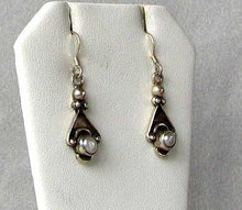 Load image into Gallery viewer, Designer Cream Freshwater Pearl 925 Sterling Silver Drop/Dangle Earrings 4714 - PremiumBead Alternate Image 2
