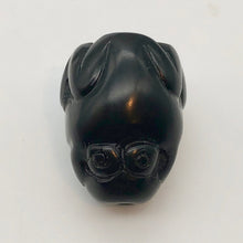 Load image into Gallery viewer, 1 Frog Carved in Black Jet Pendant Bead 4129A - PremiumBead Alternate Image 2
