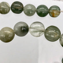 Load image into Gallery viewer, Natural graduated Green Rutilated Quartz bead strand - PremiumBead Alternate Image 4
