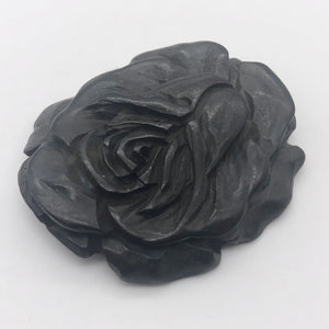 Flora Curved Carved Bone Rose Flower Pendant Bead 10627 - PremiumBead Alternate Image 2