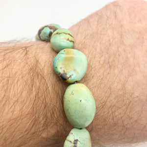 385cts 15.5" Natural USA Turquoise Pebble Beads Strand 106695C - PremiumBead Alternate Image 9