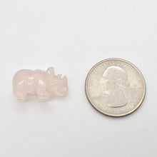 Load image into Gallery viewer, 2 Rose Quartz Hand Carved Rhinoceros Beads, 21x13x10mm, Pink 009275RQ | 21x13x10mm | Pink - PremiumBead Alternate Image 7
