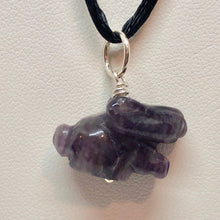 Load image into Gallery viewer, Hop! Amethyst Bunny Rabbit Solid Sterling Silver Pendant 509255AMS - PremiumBead Alternate Image 11
