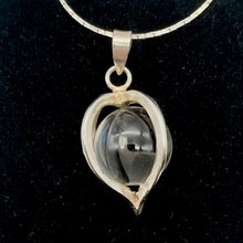 Load image into Gallery viewer, Semi Precious Stone Jewelry Crystal Quartz Ball in Sterling Silver pendant - PremiumBead Alternate Image 2
