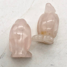 Load image into Gallery viewer, Darling 2 Rose Quartz Carved Penguin Beads | 21x12x11mm | Pink - PremiumBead Primary Image 1
