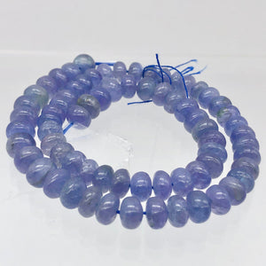 Rare Tanzanite Smooth Roundel Beads | 4 Beads | 6-6.9mm| Blue | ~ 6 cts | 10387A - PremiumBead Alternate Image 3
