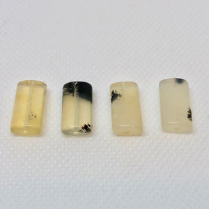 4 Golden Dendritic Opal Rectangular Beads 003190 - PremiumBead Alternate Image 4