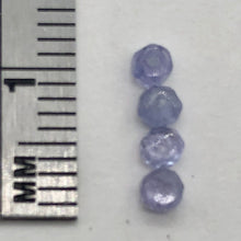Load image into Gallery viewer, Tanzanite Faceted From 3x1.25mm to 2.5x1mm Roundel Bead 7.5 inch Strand 9713HS

