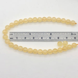 Calcite Round Bead Strand | 6mm | Yellow | 65 Bead(s) |