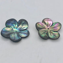 Load image into Gallery viewer, Shimmering Abalone Flower/Plumeria Pendant Beads | 2 Beads | 28x27x3mm | 10609 - PremiumBead Primary Image 1
