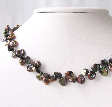 Design Green Dragonskin Keishi FW Pearl Strand 109946N - PremiumBead Primary Image 1