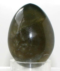 Wonderful Multi-Hue Fluorite Hand Carved Egg 006469C - PremiumBead Alternate Image 2