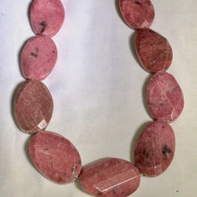 Load image into Gallery viewer, Yummy 3 Faceted Pink Rhodonite Pendant 30x20.5x8mm Beads 008678 - PremiumBead Primary Image 1
