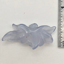 Load image into Gallery viewer, 13.7cts Exquisitely Hand Carved Blue Chalcedony Flower Pendant Bead - PremiumBead Alternate Image 4
