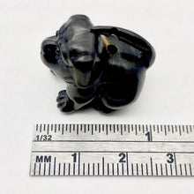 Load image into Gallery viewer, Carved Teak Sharpei Dog Ojime Netsuke Bead | 21x24x20mm | Brown - PremiumBead Alternate Image 3
