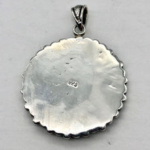 Load image into Gallery viewer, Natural Turquoise Squash Blossom Sterling Silver Semi Precious Stone Pendant - PremiumBead Alternate Image 5

