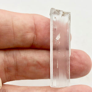 One Rare Natural Aquamarine Crystal | 45x12x7mm | 38.445cts | Sky blue | - PremiumBead Alternate Image 4