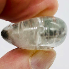 Load image into Gallery viewer, Lodalite Quartz Oval Pendant Figurine Bead | Clear Included|1 Bead| 33x27x16 mm|
