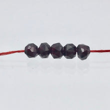 Load image into Gallery viewer, 2 (pair) Pyrope Garnet Faceted Round Beads | 6x5mm | Red | 6608 - PremiumBead Alternate Image 9
