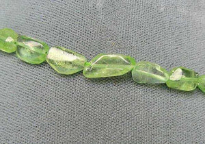 Designer Mint Green Peridot Nugget Bead Strand | 7x3x7-8x4.5x10-5x3x11mm |