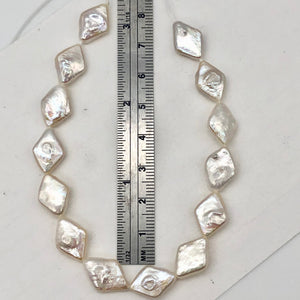 3 White Diamond Coin Freshwater Pearls 003911 - PremiumBead Alternate Image 6