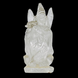 Quan Yin Quartz Goddess Person | 2 3/8" Tall | Clear | 1 Figurine |