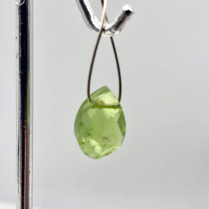 Peridot Faceted Briolette Bead | 4.8 cts | 11x8x6mm | Green | 1 bead | - PremiumBead Primary Image 1