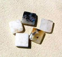 Load image into Gallery viewer, Exotic African Opal Square Coin Bead Strand 107525 - PremiumBead Alternate Image 3
