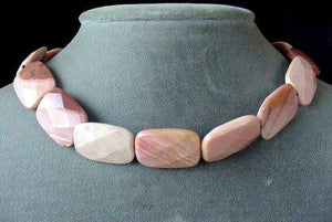Two (2) Pink Mookaite Faceted 25x18mm Rectangular Beads - PremiumBead Alternate Image 3