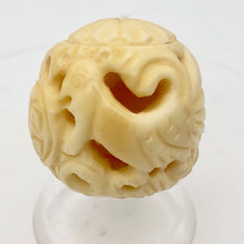 Load image into Gallery viewer, Chinese Zodiac Year of the Rooster Waterbuffalo Bone Bead | 30mm| Cream| 1 Bead| - PremiumBead Alternate Image 3

