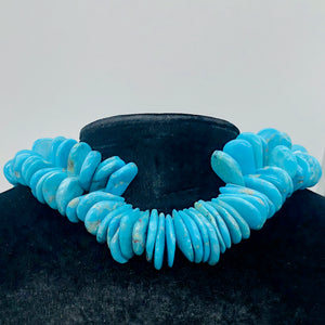 Designer Turquoise Pear Briolette Bead Strand| 30x20x3mm to 12x7x3mm| 126 Beads|