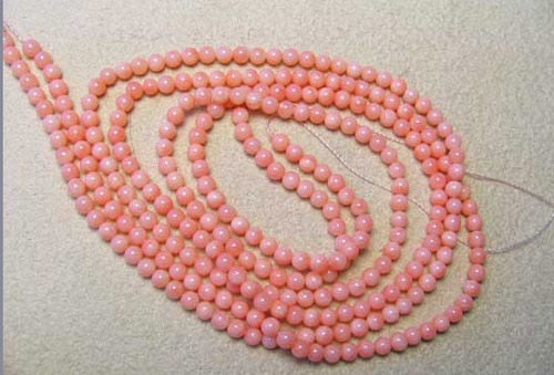 AAA Natural Salmon Coral Bead Strand 102600 - PremiumBead Primary Image 1
