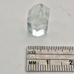 One Rare Natural Aquamarine Crystal | 12x9x9mm | 10.525cts | Sky blue | - PremiumBead Alternate Image 9